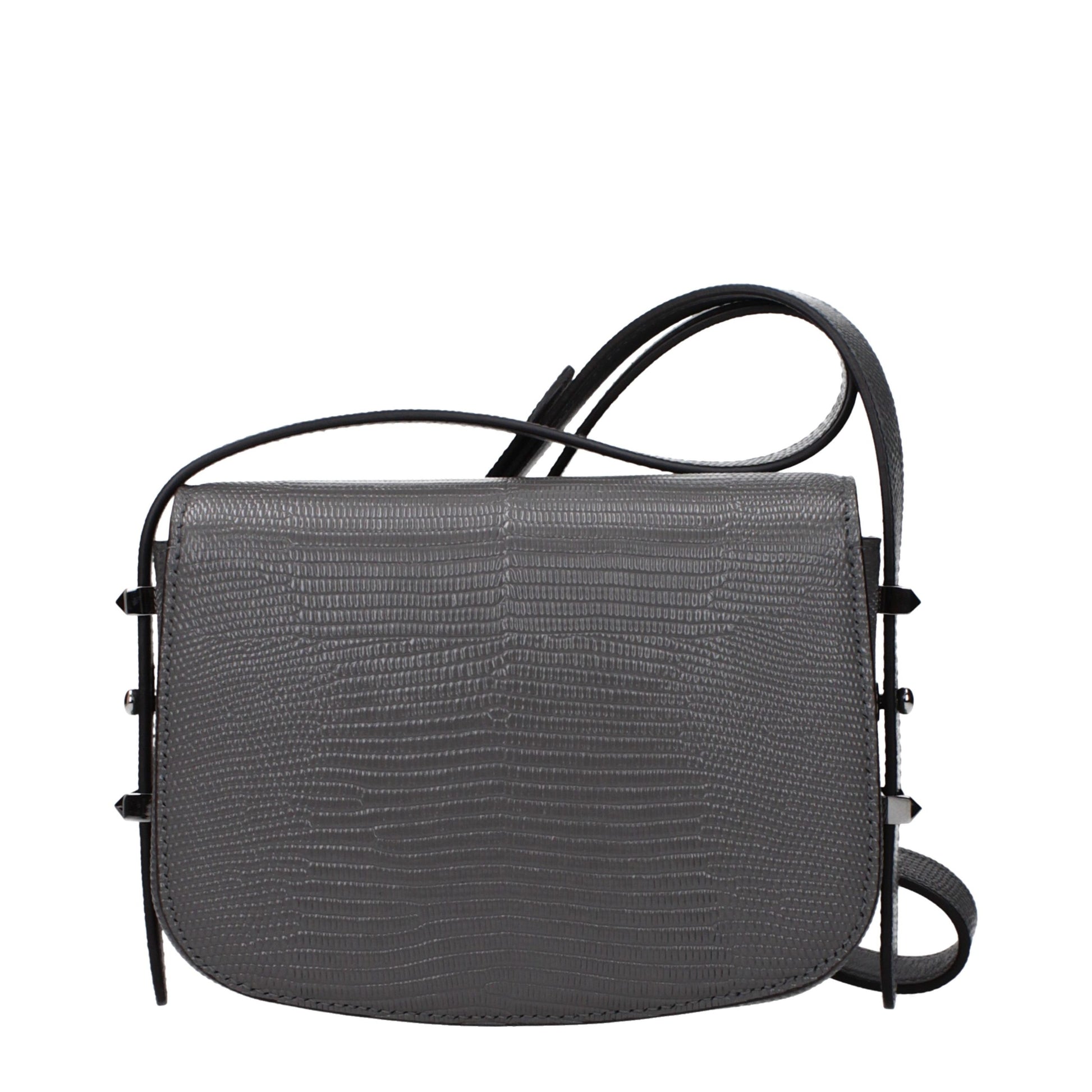 Jimmy Choo Gray Leather Shoulder Bag Jimmy Choo