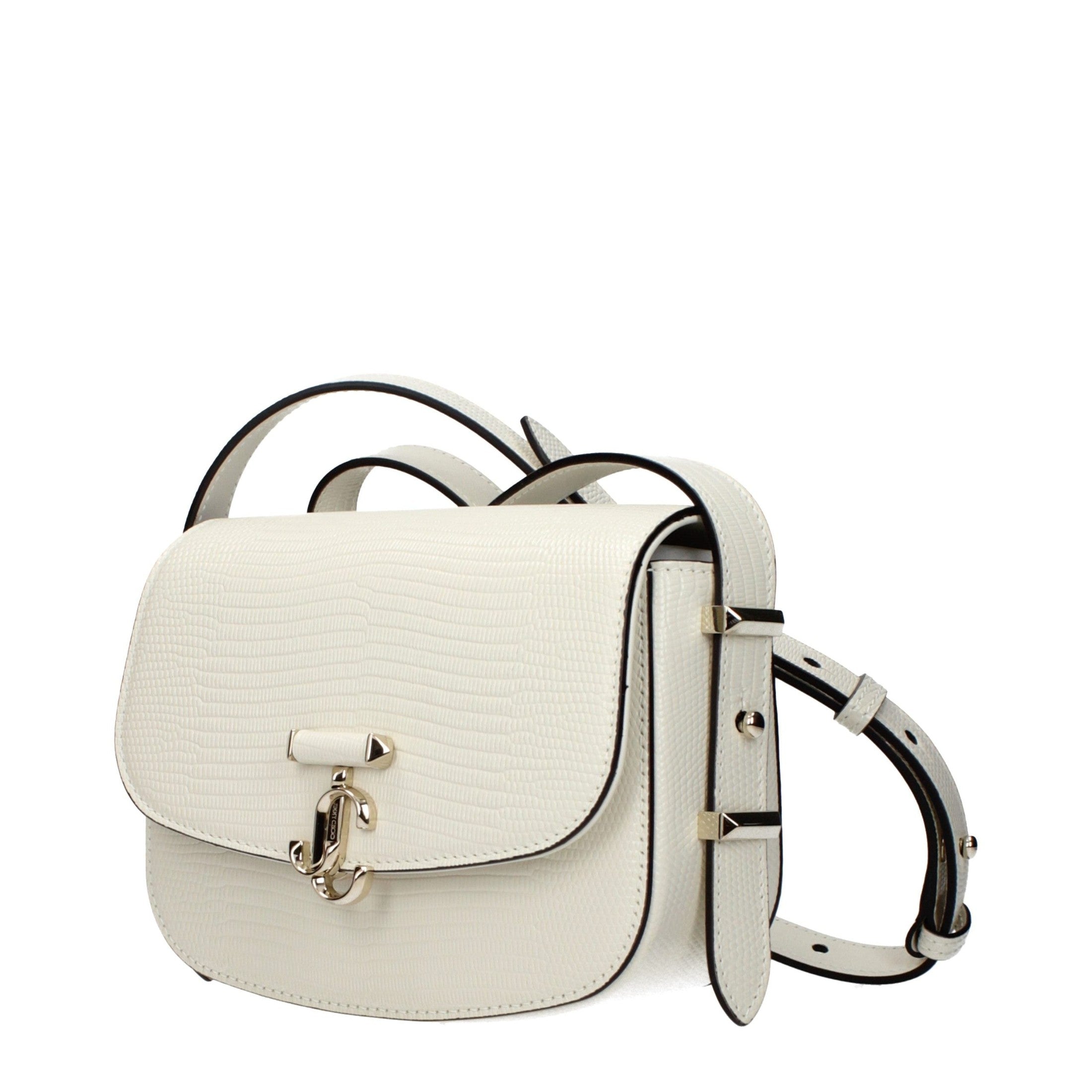 Jimmy Choo White Leather Shoulder Bag Jimmy Choo
