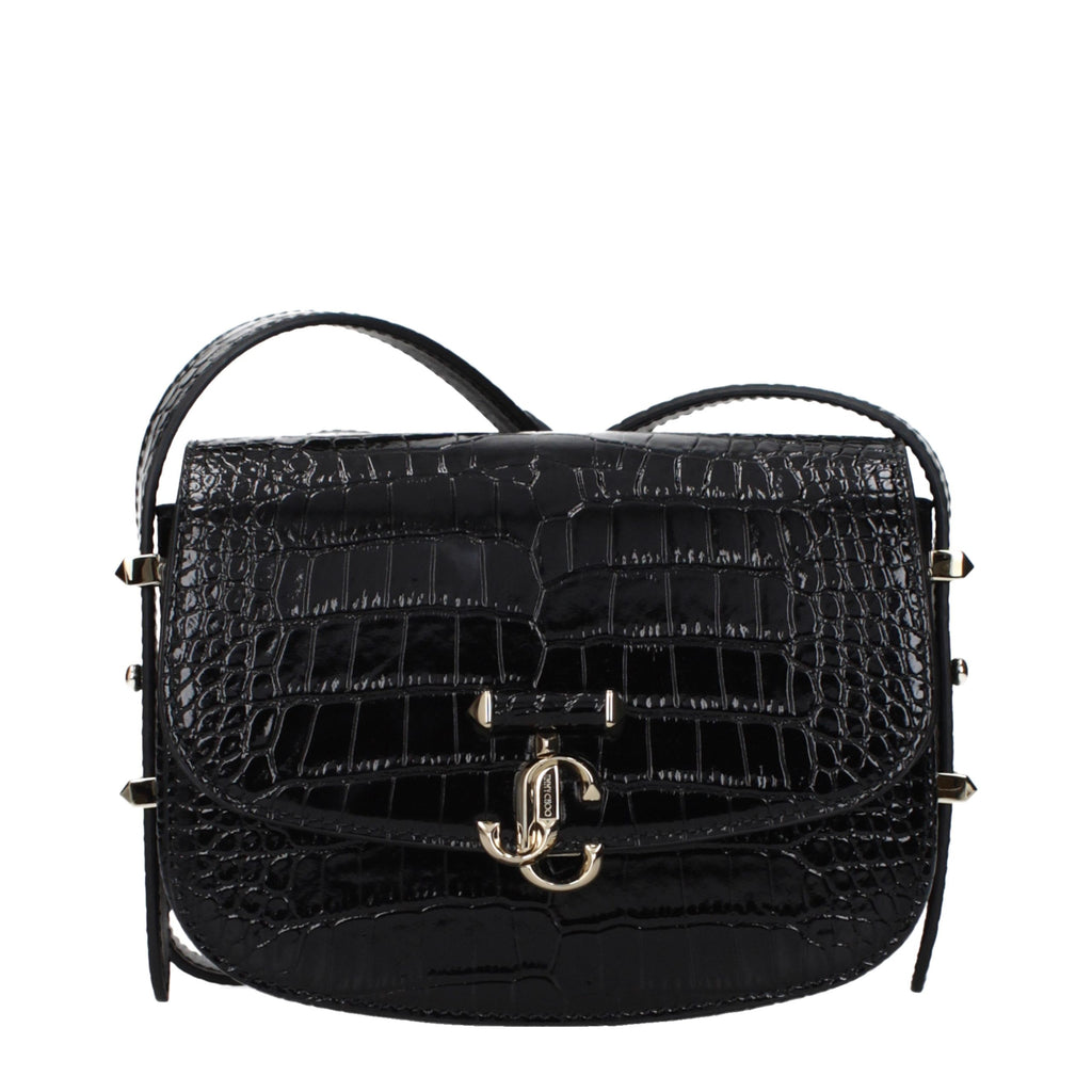 Jimmy Choo Black Leather Crossbody Bag Jimmy Choo