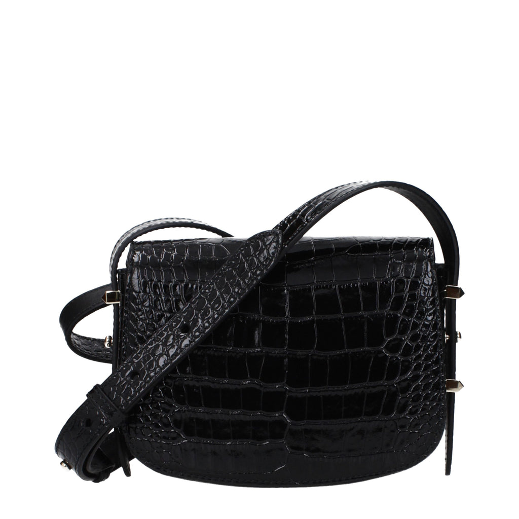 Jimmy Choo Black Leather Crossbody Bag Jimmy Choo