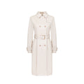 Herno White Cotton Coat Herno