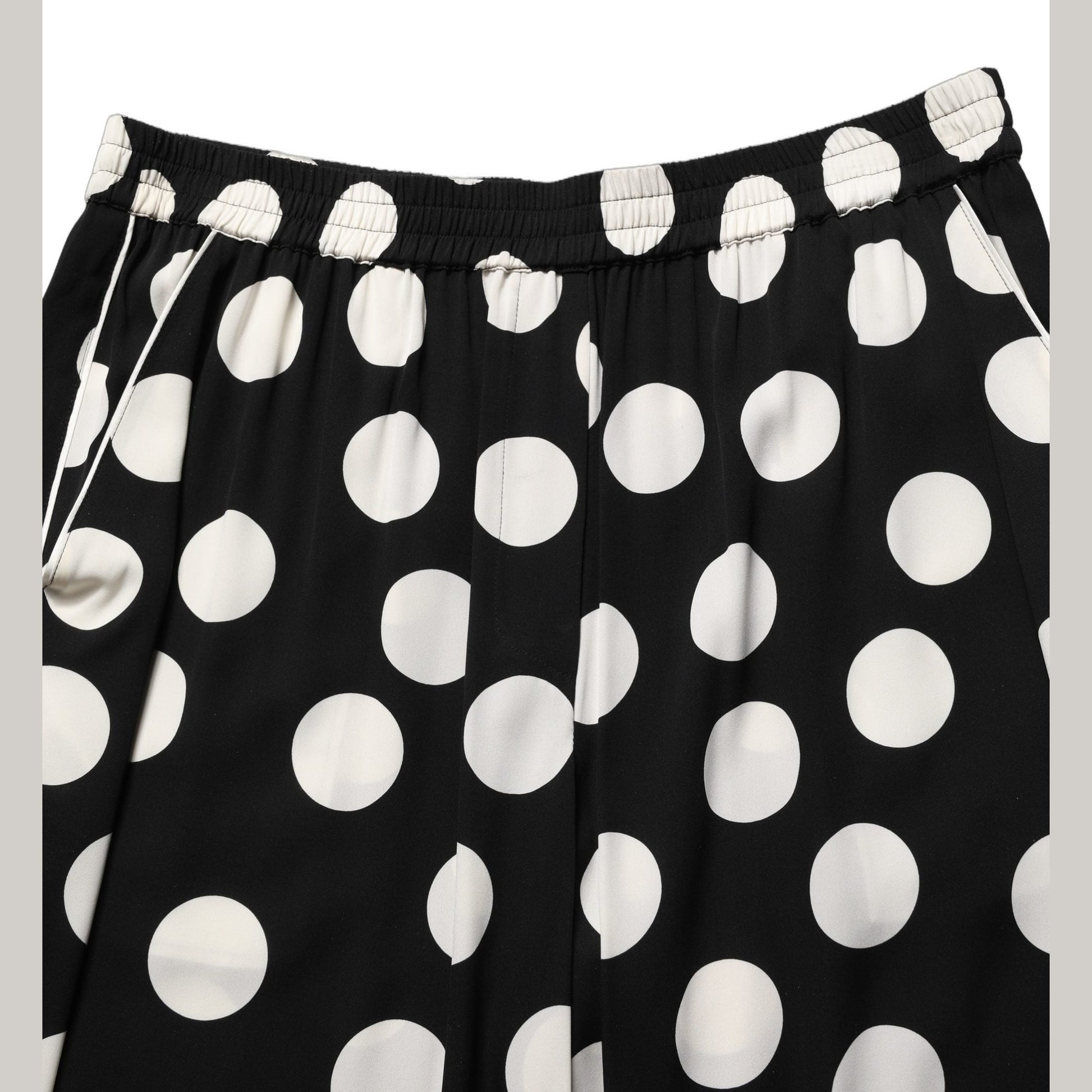 Dolce & Gabbana Black White Polka Dot Pajama 2 Piece Set Sleepwear