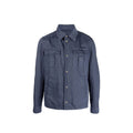 Herno Blue Cotton Coat Herno