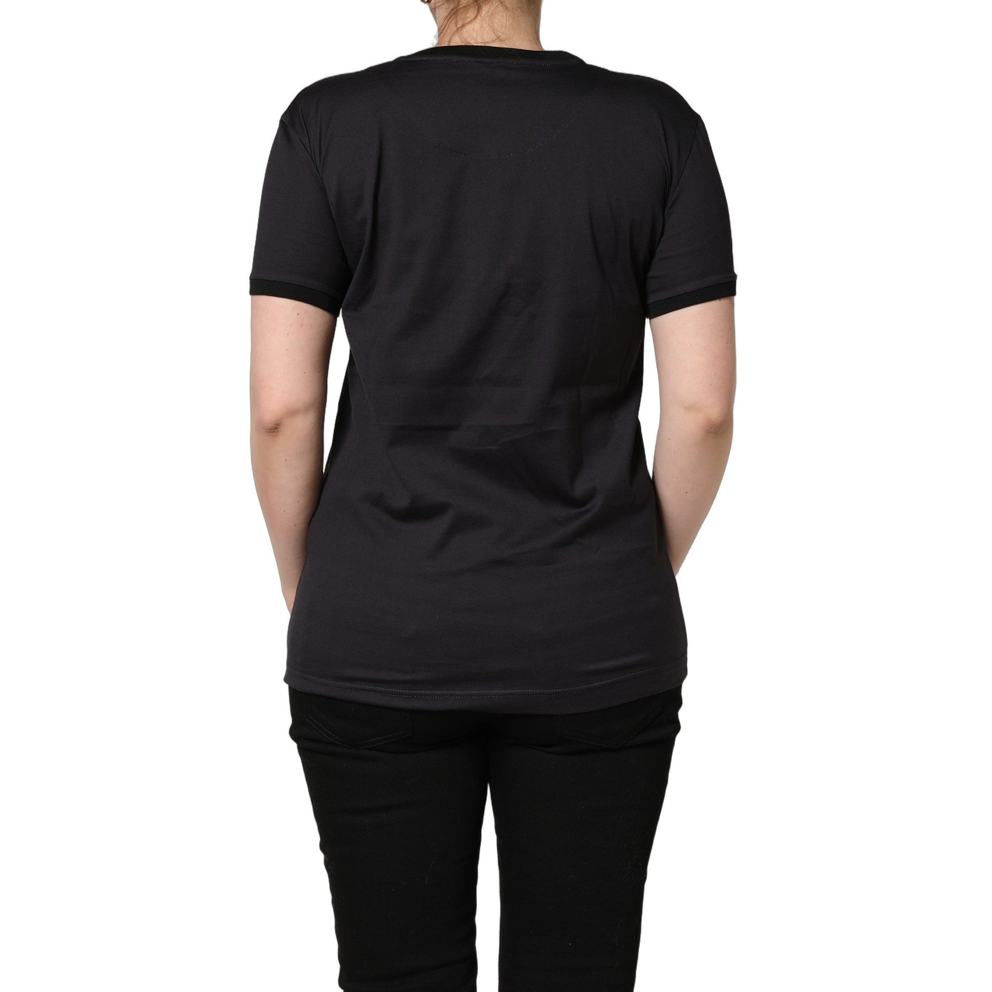 Dolce & Gabbana Black #IAMACHRISTMASTREE Print Cotton T-shirt Dolce & Gabbana