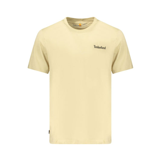 Timberland Beige Cotton Men's T-Shirt Timberland