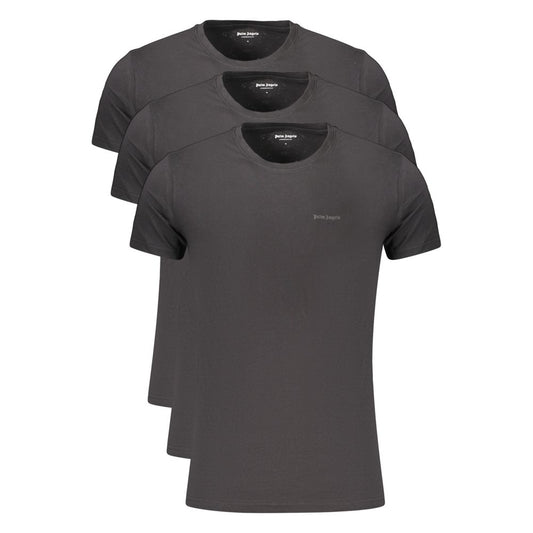 Palm Angels Nero Cotton Men's T-Shirt Palm Angels