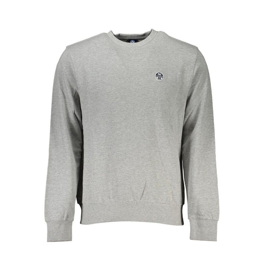 North Sails Gray Cotton Men's Sweatshirt North Sails