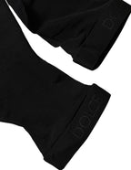 Dolce & Gabbana Black Sheer Nylon Thigh High Stockings Socks