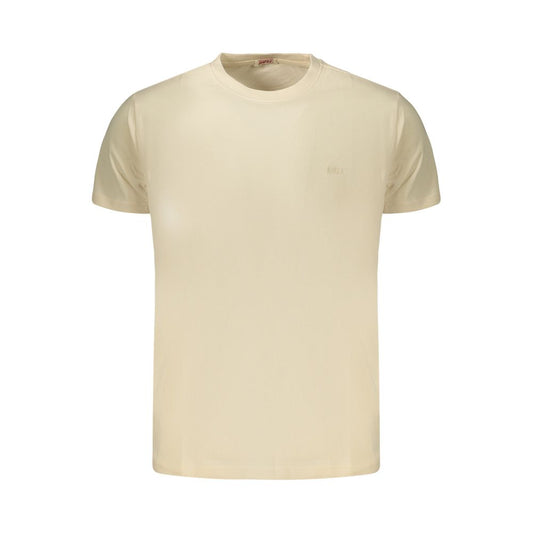 Rifle Beige Cotton Men's T-Shirt Rifle