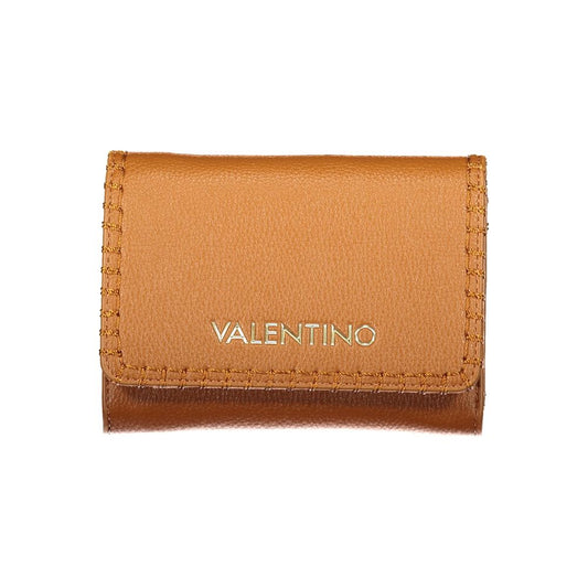 Mario Valentino Brown Polyurethane Womens Wallet Mario Valentino