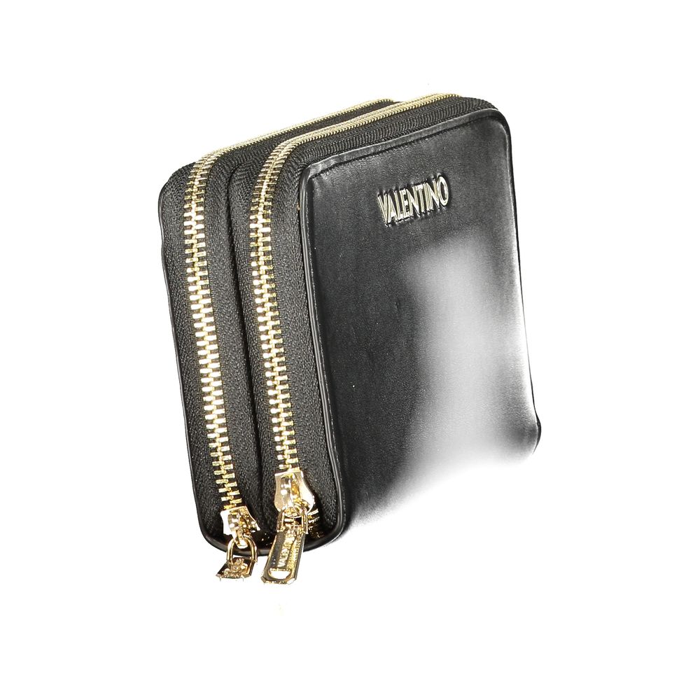 Mario Valentino Black Polyurethane Women's Wallet Mario Valentino