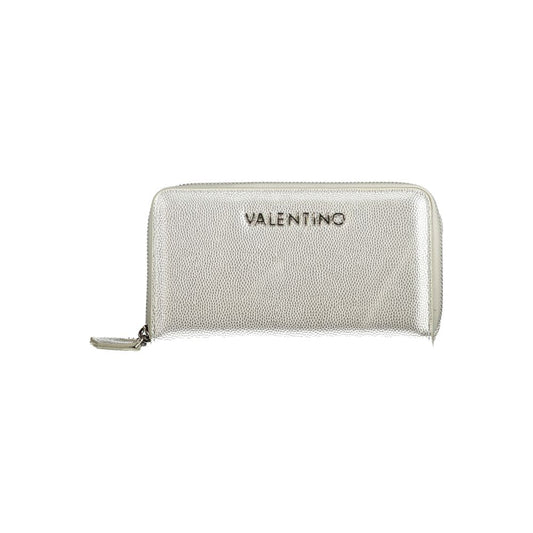 Mario Valentino Silver Polyurethane Womens Wallet Mario Valentino
