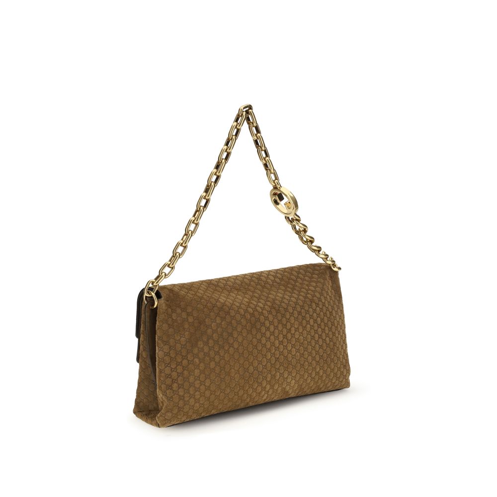 Gucci Beige Calf Leather Bos Taurus Handbag Gucci