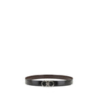 Ferragamo Black Calf Leather Bos Taurus Belt