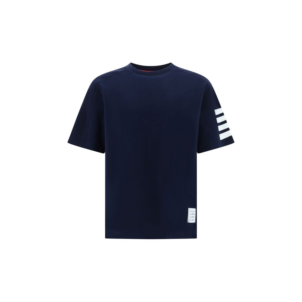 Thom Browne Blue Cotton T-Shirt Thom Browne