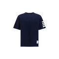 Thom Browne Blue Cotton T-Shirt Thom Browne