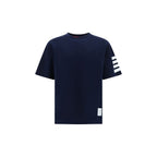 Thom Browne Blue Cotton T-Shirt Thom Browne