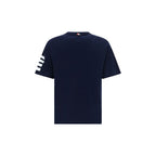 Thom Browne Blue Cotton T-Shirt Thom Browne