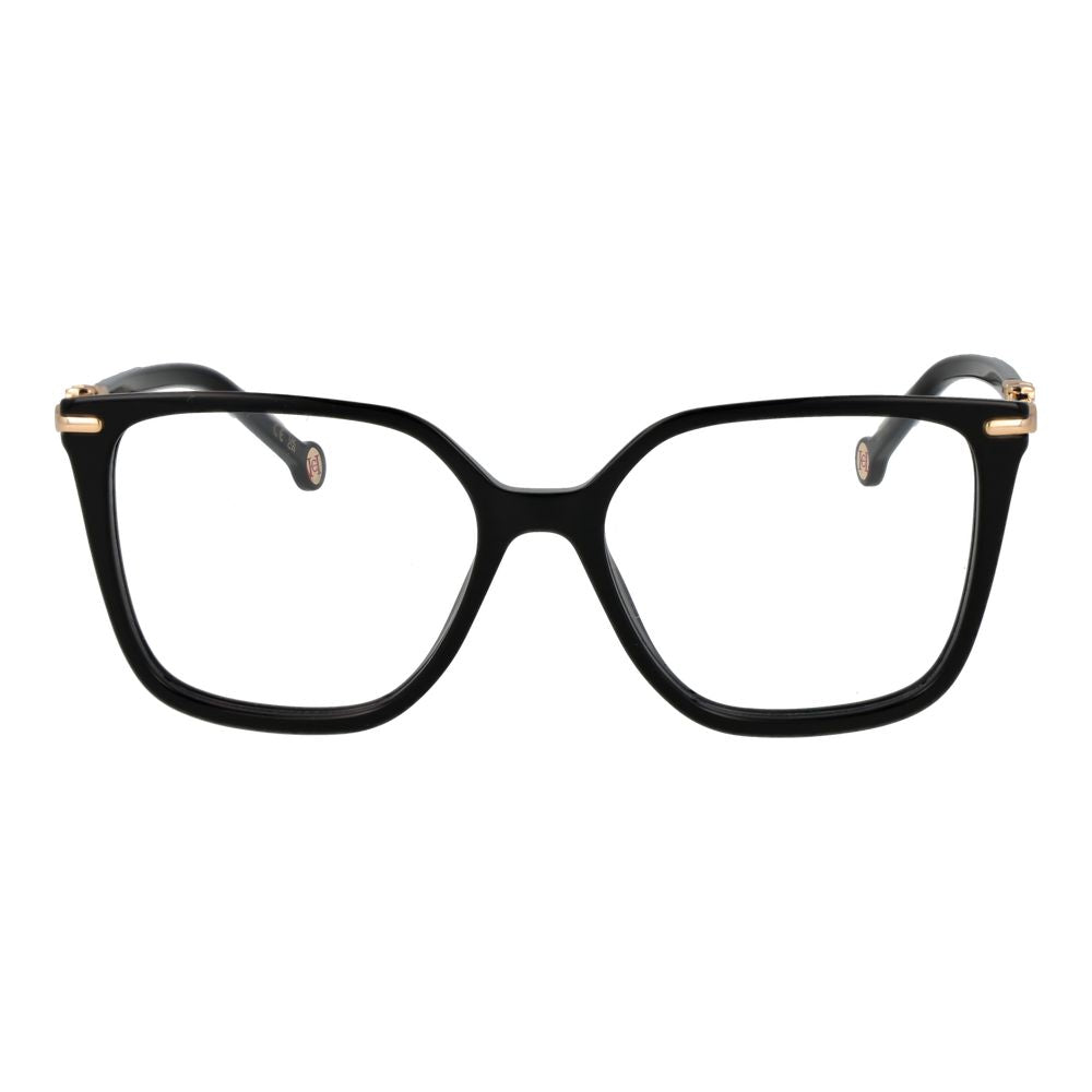 Carolina Herrera Black Acetate Glasses Frames