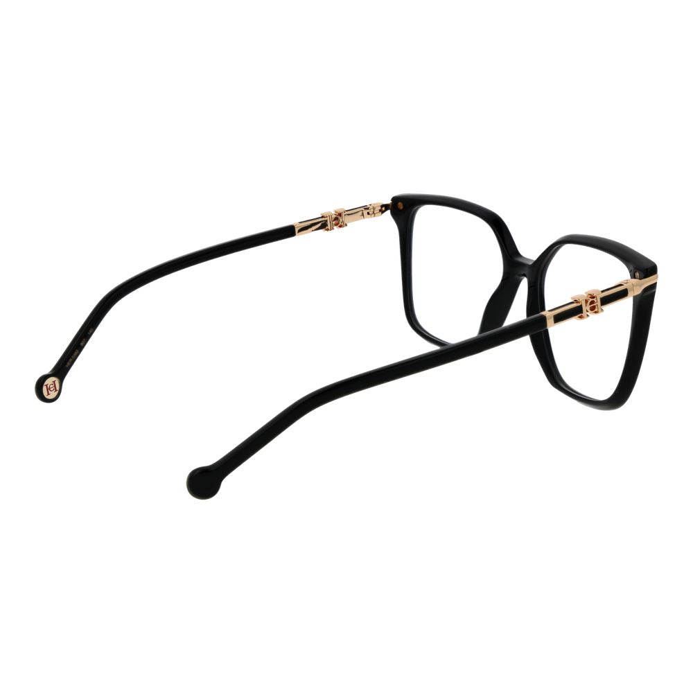Carolina Herrera Black Acetate Glasses Frames