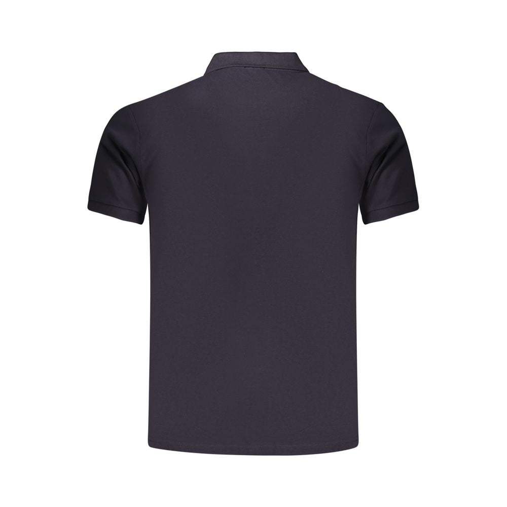 Rifle Blue Cotton Men's Polo Shirt Rifle