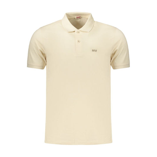 Rifle Beige Cotton Men's Polo Rifle