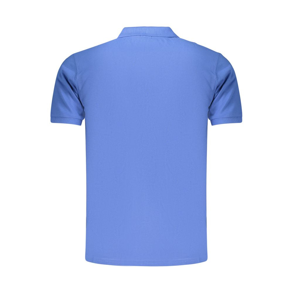 Rifle Blue Cotton Men's Polo Shirt Rifle