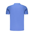 Rifle Blue Cotton Men's Polo Shirt Rifle