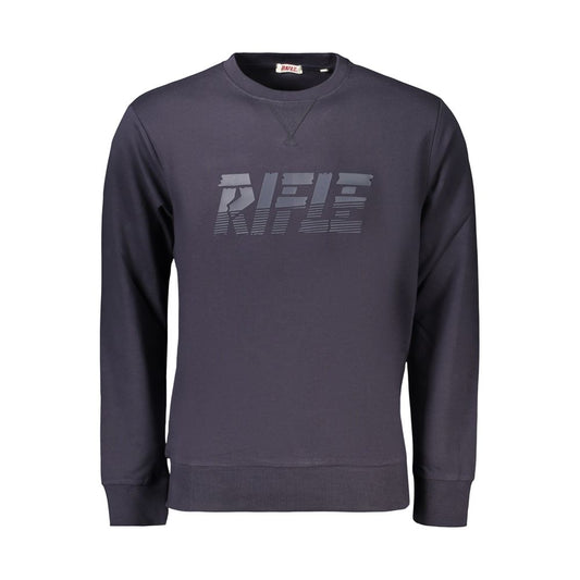 Rifle Blue Cotton Men's Sweatshirt Rifle