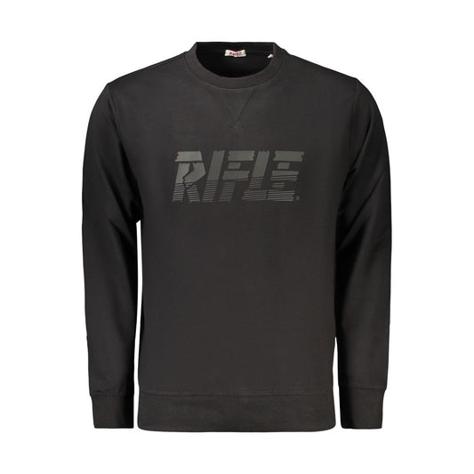 Rifle Black Cotton Men's Sweatshirt Rifle