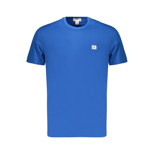 Calvin Klein Blue Cotton Men's T-Shirt Calvin Klein