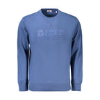 Blue Cotton Rifle men's sweatshirt featuring a comfortable fit and casual style, with a round neckline and long sleeves.