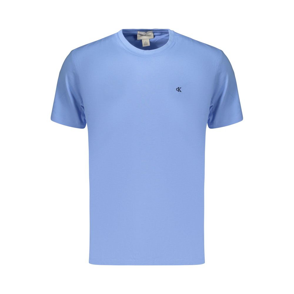 Calvin Klein Azzurro Cotton Men's T-Shirt Calvin Klein