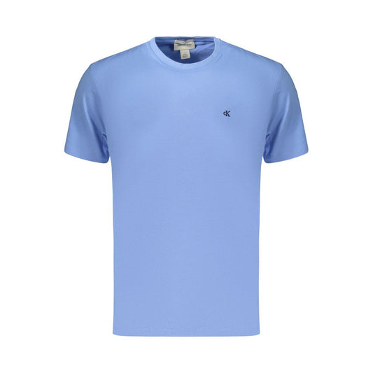 Calvin Klein Azzurro Cotton Men's T-Shirt Calvin Klein