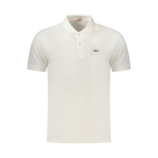 Rifle Bianco Cotton Men's Polo Rifle