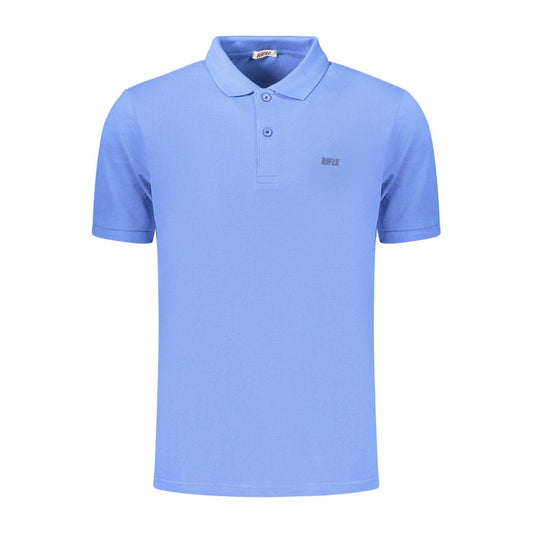 Rifle Blue Cotton Men's Polo Shirt Rifle