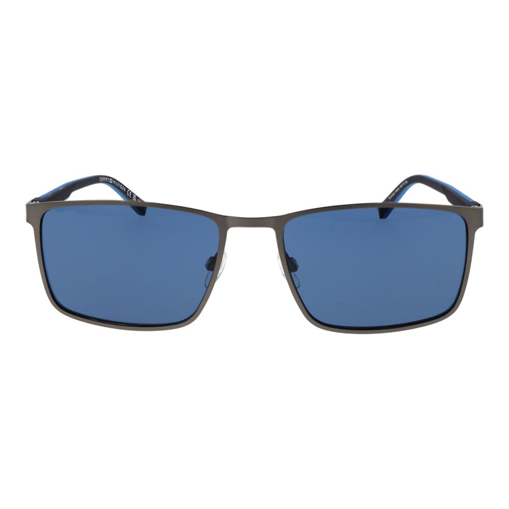 Tommy Hilfiger Gray Metal Sunglasses Tommy Hilfiger