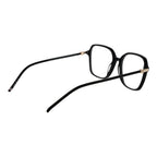 Tommy Hilfiger black acetate glasses frames with clear lenses, stylish eyewear for a modern look.