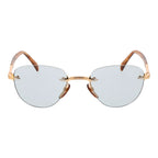 David Beckham gold metal sunglasses with sleek frame and tinted lenses, stylish eyewear for a modern look.