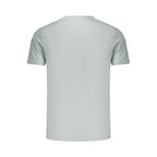Light blue cotton men's T-shirt by Rifle, displayed flat with a round neckline and short sleeves.