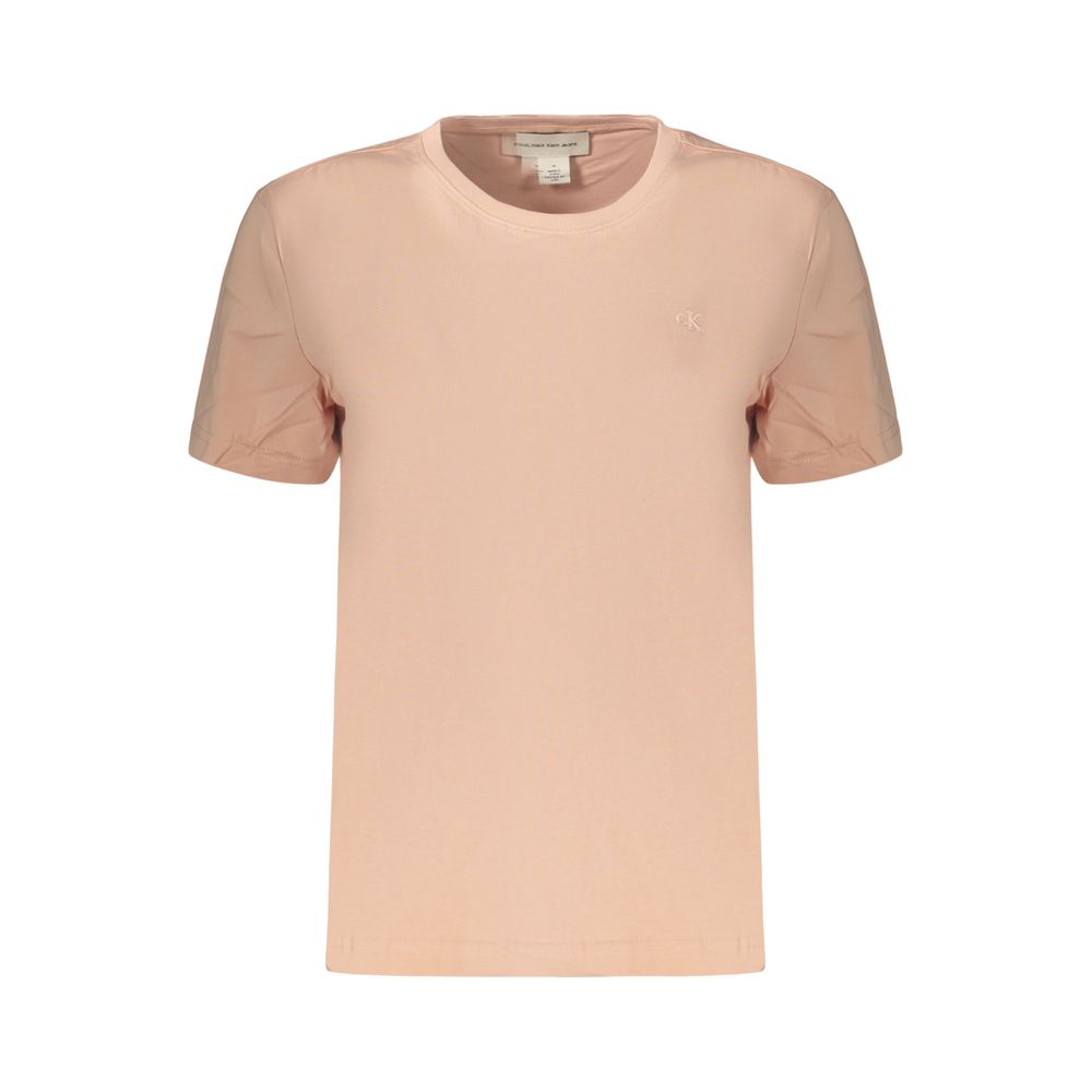 Calvin Klein Rosa Cotton Women's T-Shirt Calvin Klein