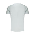 Men's light blue cotton T-shirt by Rifle featuring a classic fit and short sleeves, displayed on a neutral background.
