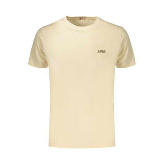 Rifle Beige Cotton Men's T-Shirt Rifle