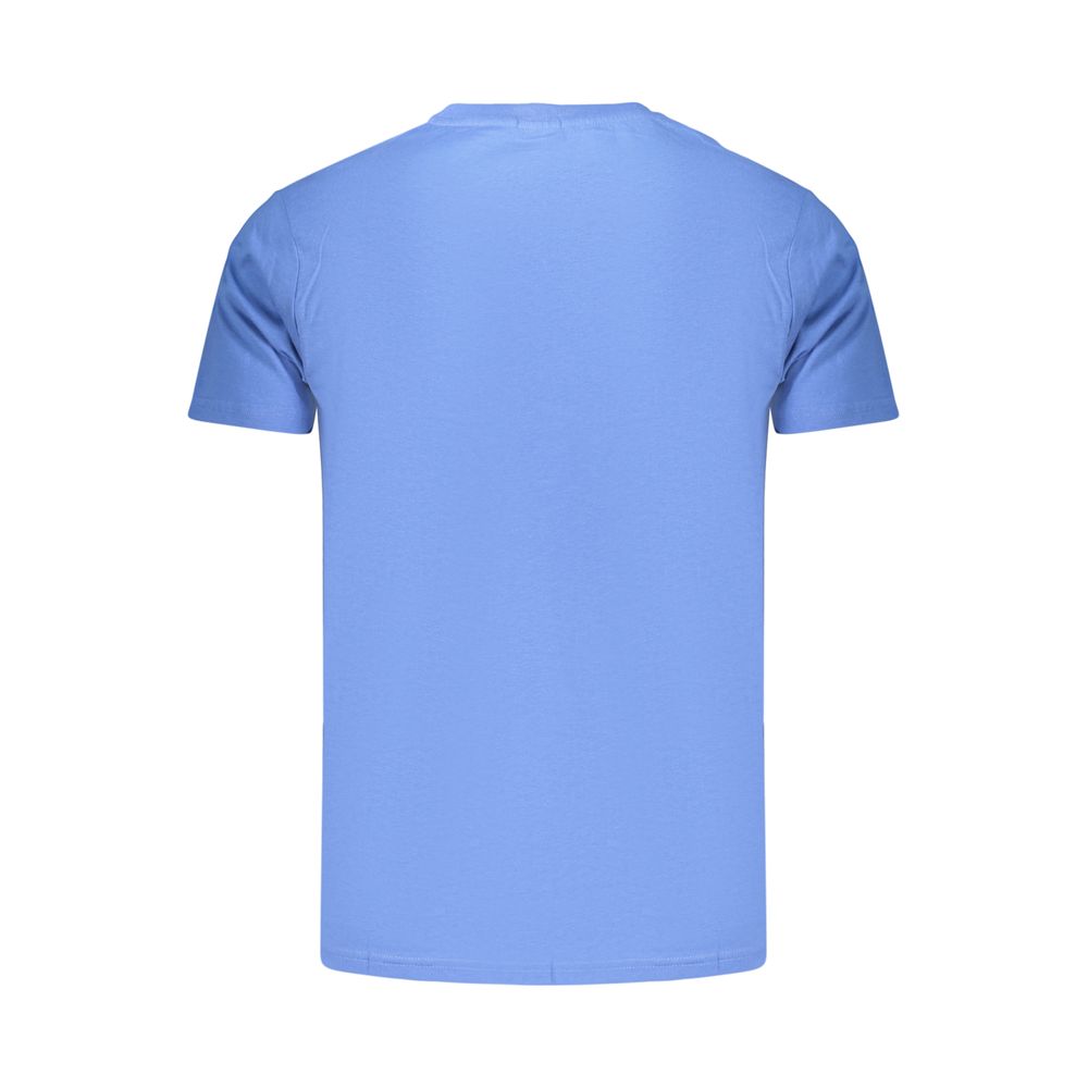 Rifle Blue Cotton Men's T-Shirt Rifle