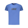 Rifle Blue Cotton Mens T-Shirt Rifle