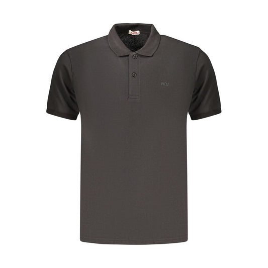 Rifle Black Cotton Men's Polo Rifle