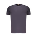 Blue cotton men's T-shirt by Rifle featuring a classic fit and crew neckline, displayed on a plain background.