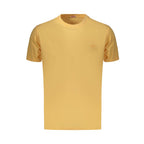 Orange cotton men's T-shirt by Rifle featuring a casual fit and short sleeves.
