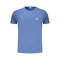 Rifle Blu Cotton Men's T-Shirt with round neckline and short sleeves, featuring a clean, casual design.