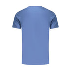 Rifle Blu Cotton Men's T-Shirt with round neck and short sleeves, featuring a simple, classic design.